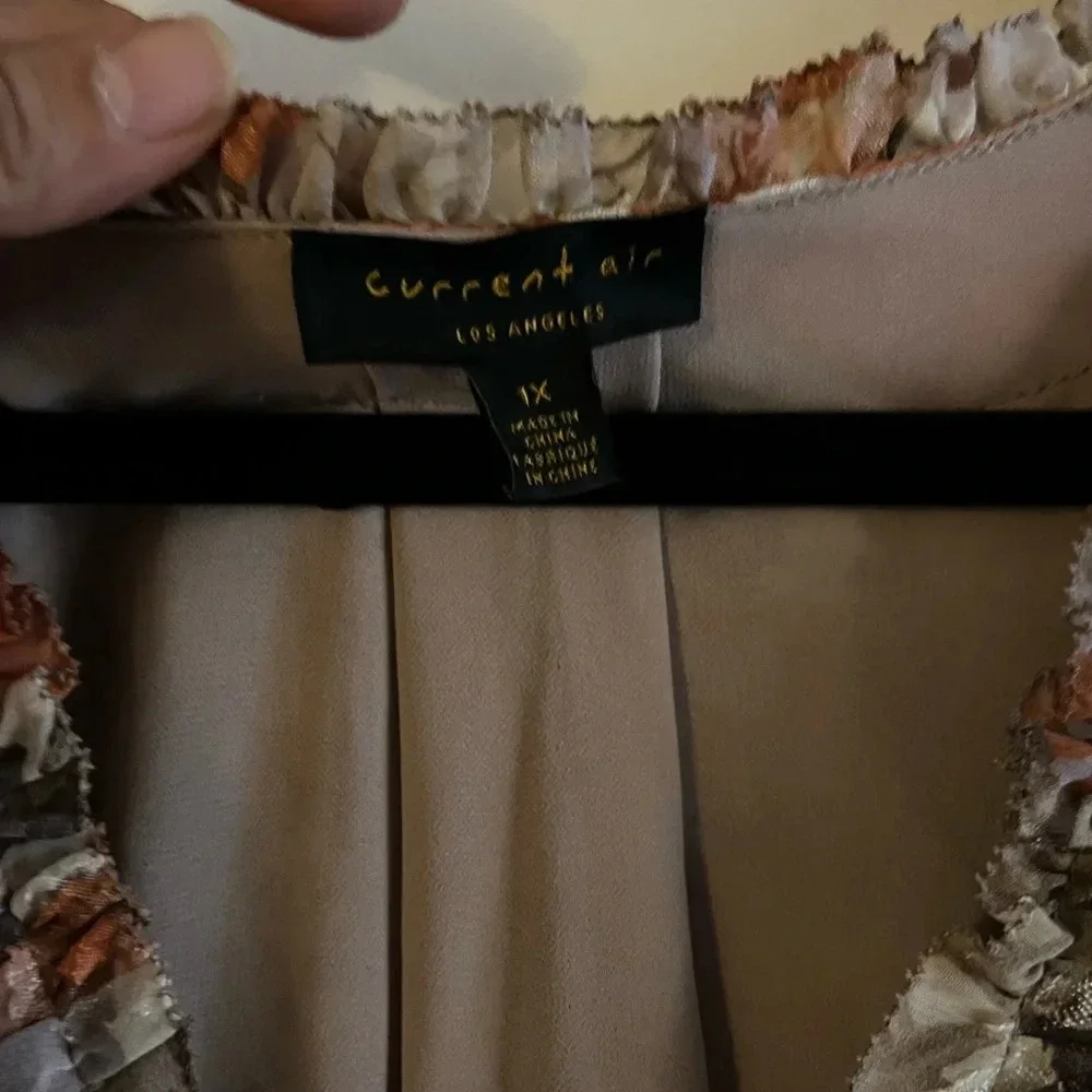 Anthropologie Ruffled Floral Mini Dress - Picture 5 of 6